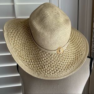 Nine West Straw Floppy Sun Hat